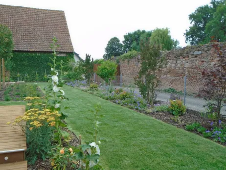 Plantation de vivaces et arbustes